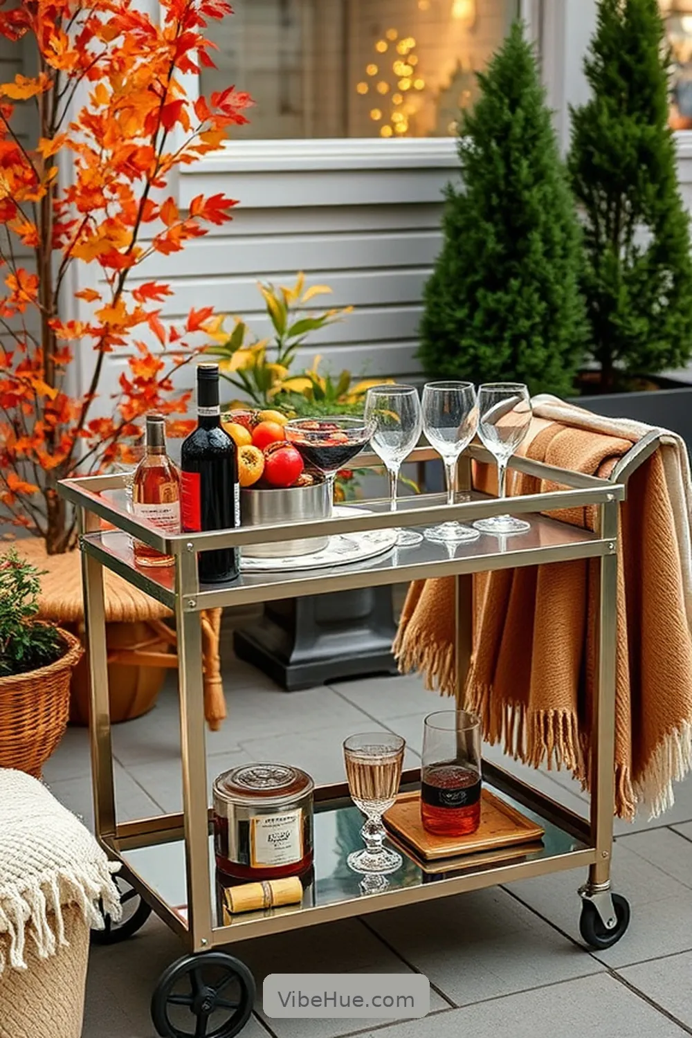 18 Must-Have Elements for a Contemporary Style Fall Outdoor Patio 10 Modern Bar Cart for 18 Must-Have Elements for a Contemporary Style Fall Outdoor Patio
