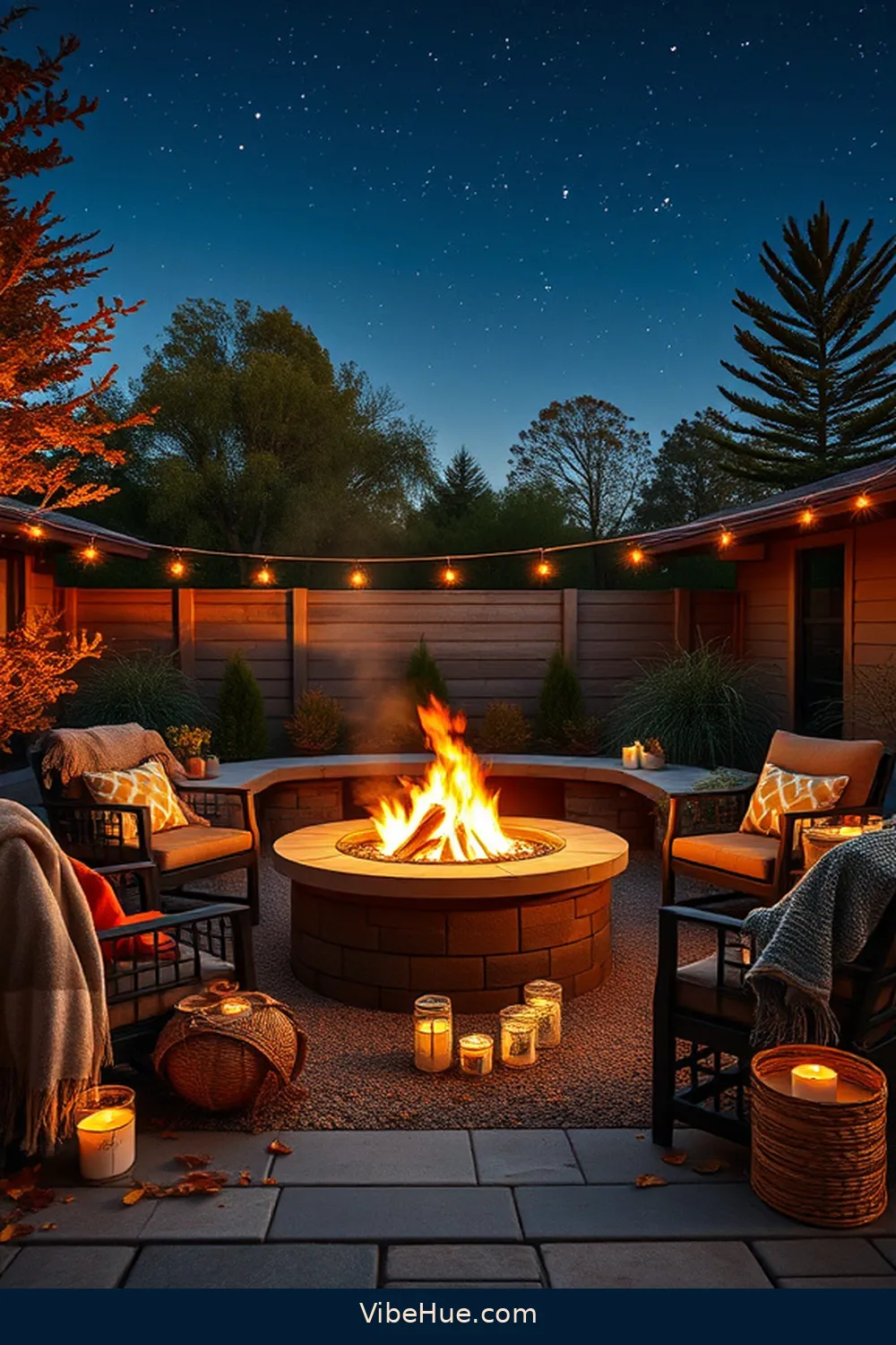 18 Ways to Achieve Coastal Style for Your Fall Outdoor Patio 10 Set Up a Fire Pit for 18 Ways to Achieve Coastal Style for Your Fall Outdoor Patio