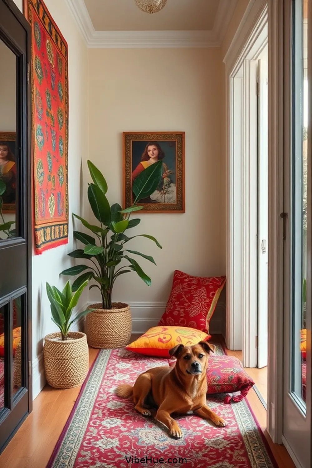 18 Ways to Create a Bohemian Style Winter Hallway 14 Add a Statement Piece for 18 Ways to Create a Bohemian Style Winter Hallway
