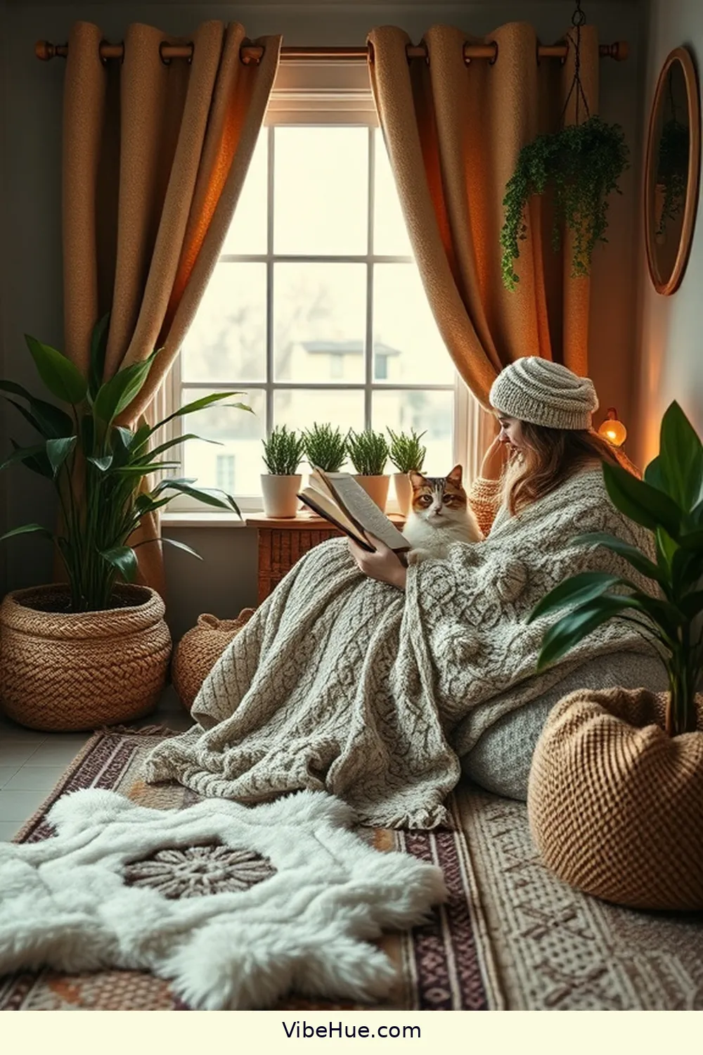 18 Ways to Create a Bohemian Style Winter Hallway 15 Create a Cozy Reading Nook for 18 Ways to Create a Bohemian Style Winter Hallway