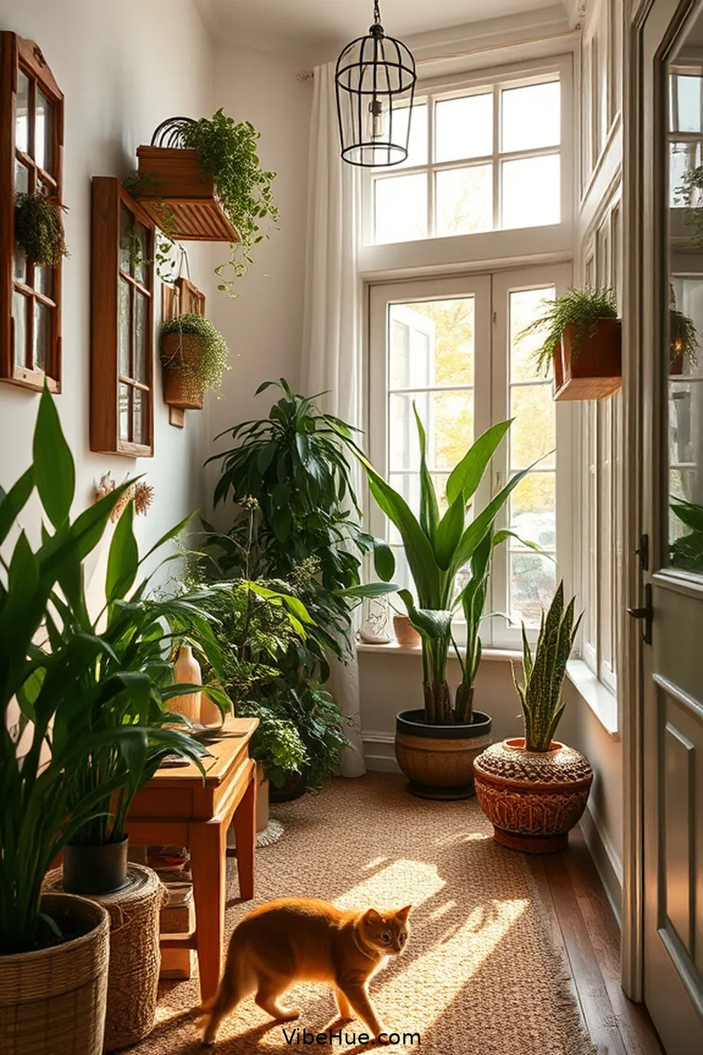 18 Ways to Create a Bohemian Style Winter Hallway 6 Introduce Natural Elements for 18 Ways to Create a Bohemian Style Winter Hallway