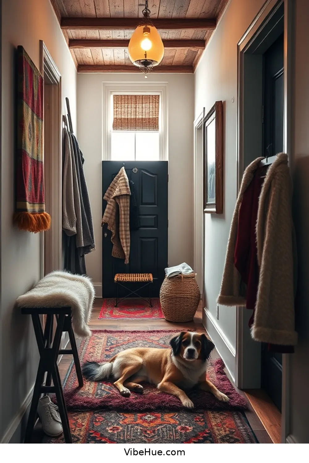 18 Ways to Create a Bohemian Style Winter Hallway 17 Layer Different Materials for 18 Ways to Create a Bohemian Style Winter Hallway