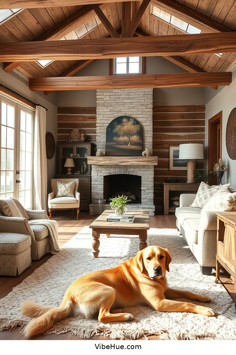 18 Ways to Create a Rustic Style Summer Living Room 5 Add Distressed Wood Accents for 18 Ways to Create a Rustic Style Summer Living Room