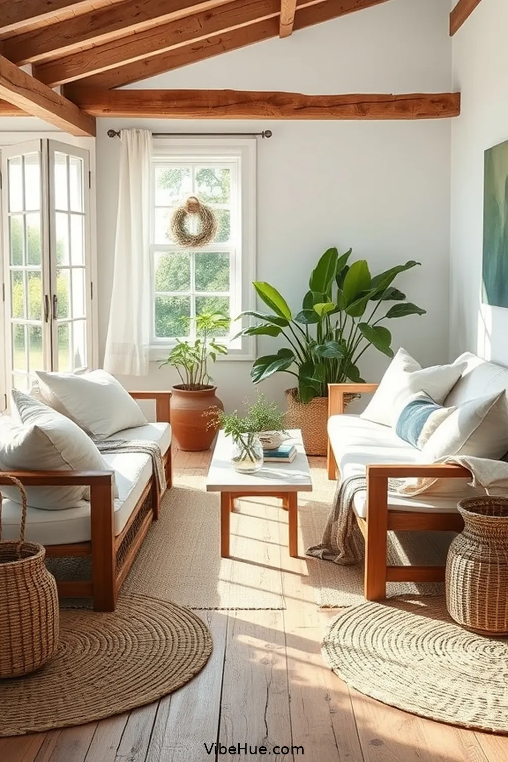 18 Ways to Create a Rustic Style Summer Living Room 3 Incorporate Natural Textures for 18 Ways to Create a Rustic Style Summer Living Room