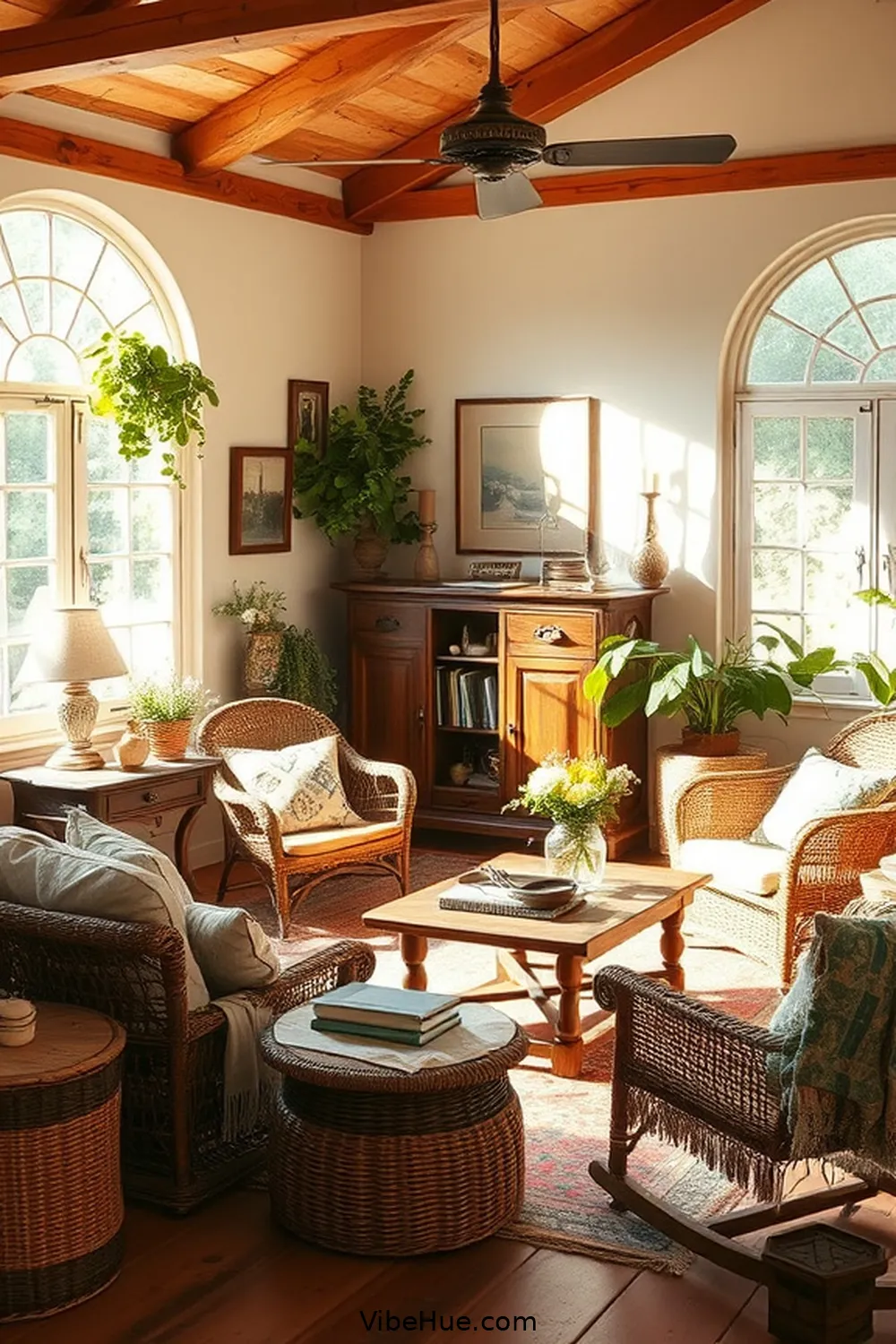 18 Ways to Create a Rustic Style Summer Living Room 19 Infuse Antiques and Heirlooms for 18 Ways to Create a Rustic Style Summer Living Room