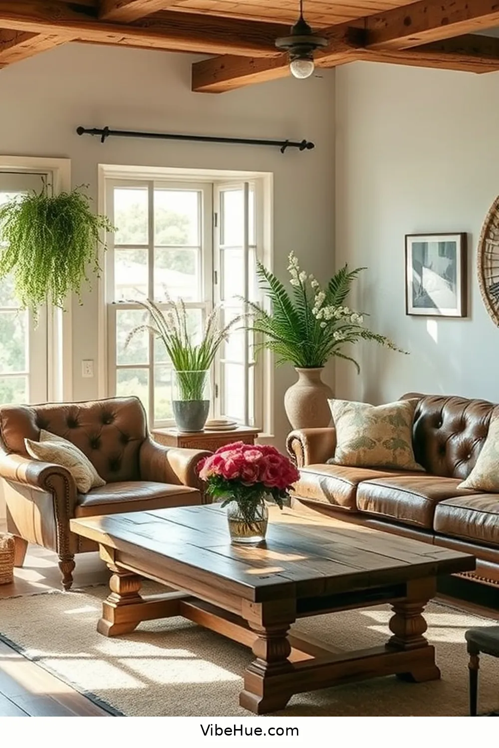 18 Ways to Create a Rustic Style Summer Living Room 4 Use Vintage Furniture Pieces for 18 Ways to Create a Rustic Style Summer Living Room