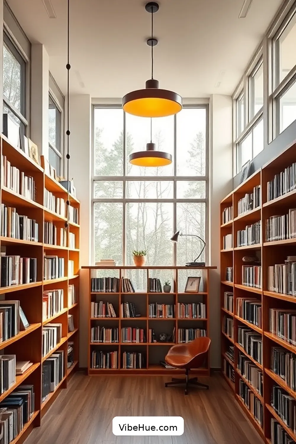 18 Ways to Create a Spring Library in Mid-Century Modern Style 19 Ensure Effective Lighting for Reading for 18 Ways to Create a Spring Library in Mid-Century Modern Style