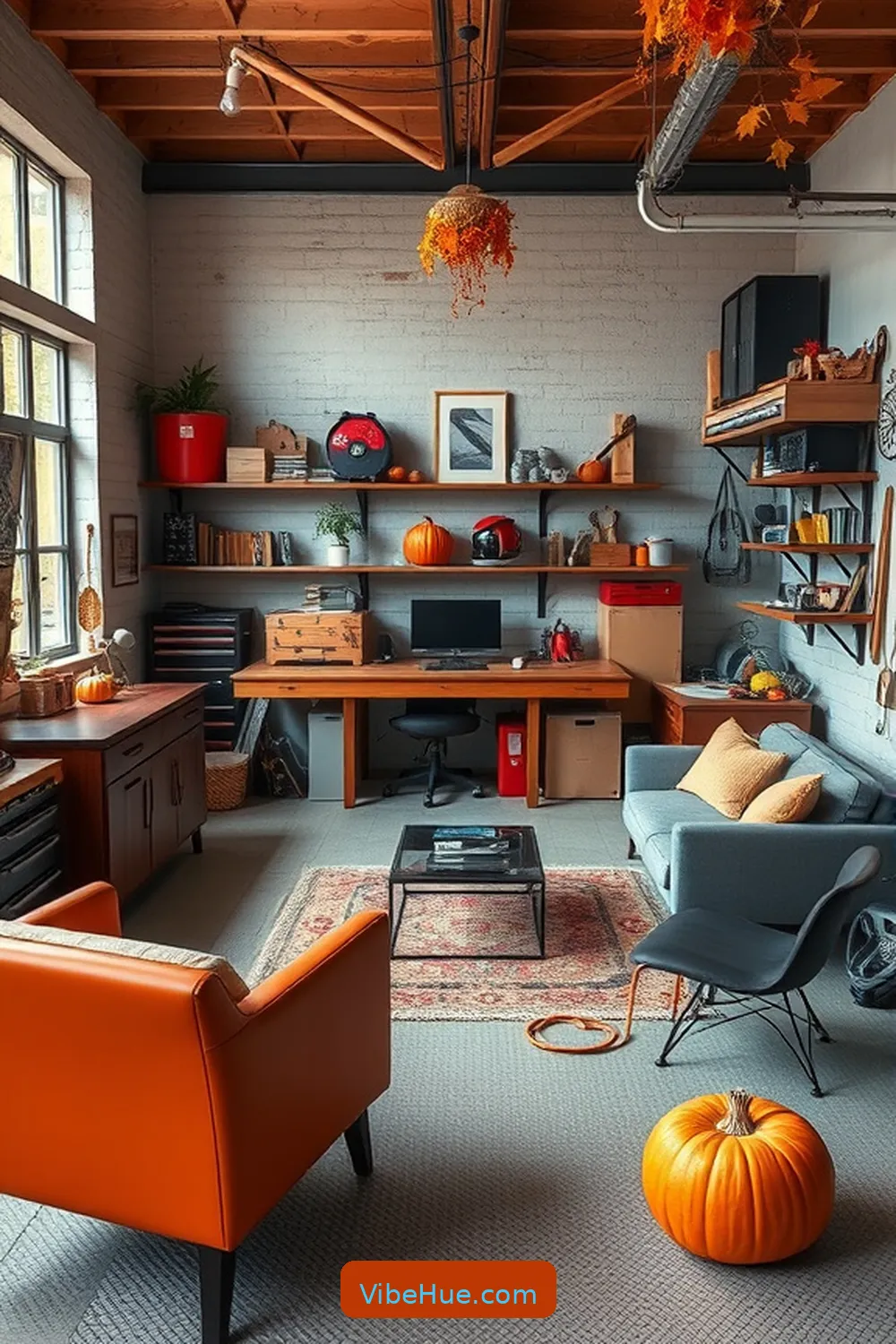 18 Ways to Style Your Garage With Mid-Century Modern Fall Decor 13 Opt for Functional and Aesthetic Workspaces for 18 Ways to Style Your Garage With Mid-Century Modern Fall Decor