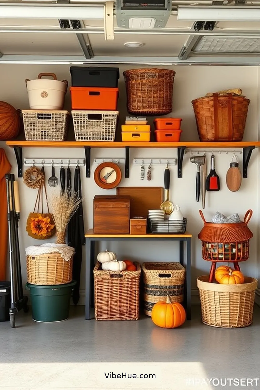 18 Ways to Style Your Garage With Mid-Century Modern Fall Decor 17 Use Stylish Storage Solutions for 18 Ways to Style Your Garage With Mid-Century Modern Fall Decor