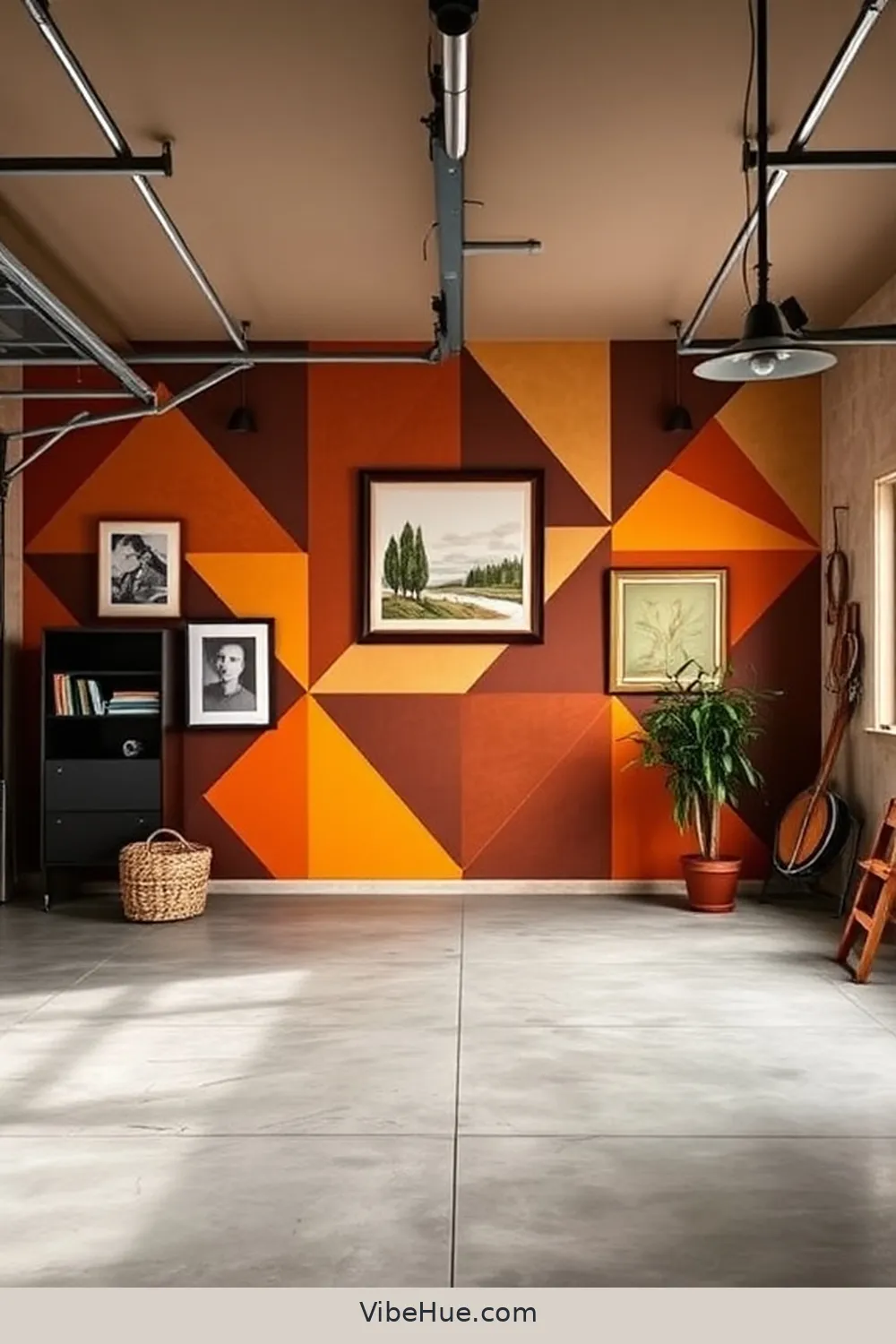 18 Ways to Style Your Garage With Mid-Century Modern Fall Decor 11 Utilize Statement Wall Decor for 18 Ways to Style Your Garage With Mid-Century Modern Fall Decor