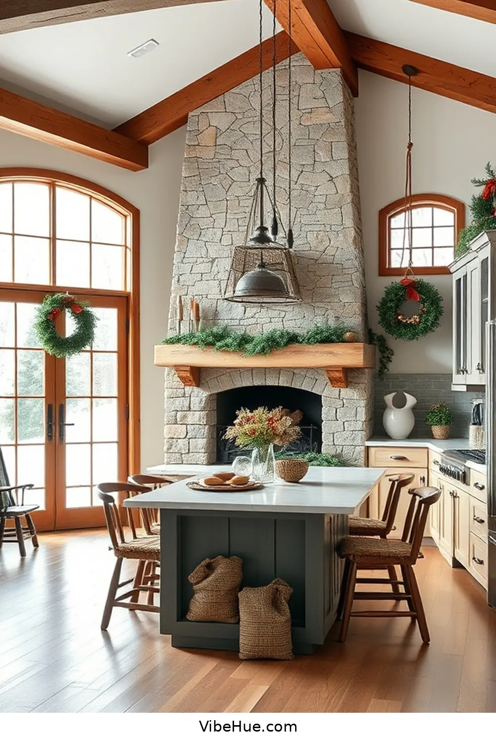 19 Cozy Ideas for a Winter Kitchen in Modern Farmhouse Style 20 Outdoor-Inspired Elements for 19 Cozy Ideas for a Winter Kitchen in Modern Farmhouse Style