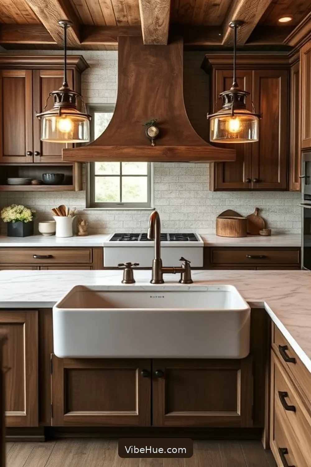 19 Cozy Ideas for a Winter Kitchen in Modern Farmhouse Style 5 Statement Farmhouse Sink for 19 Cozy Ideas for a Winter Kitchen in Modern Farmhouse Style