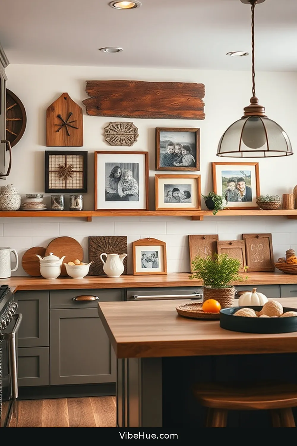 19 Cozy Ideas for a Winter Kitchen in Modern Farmhouse Style 16 Wall Art With a Personal Touch for 19 Cozy Ideas for a Winter Kitchen in Modern Farmhouse Style