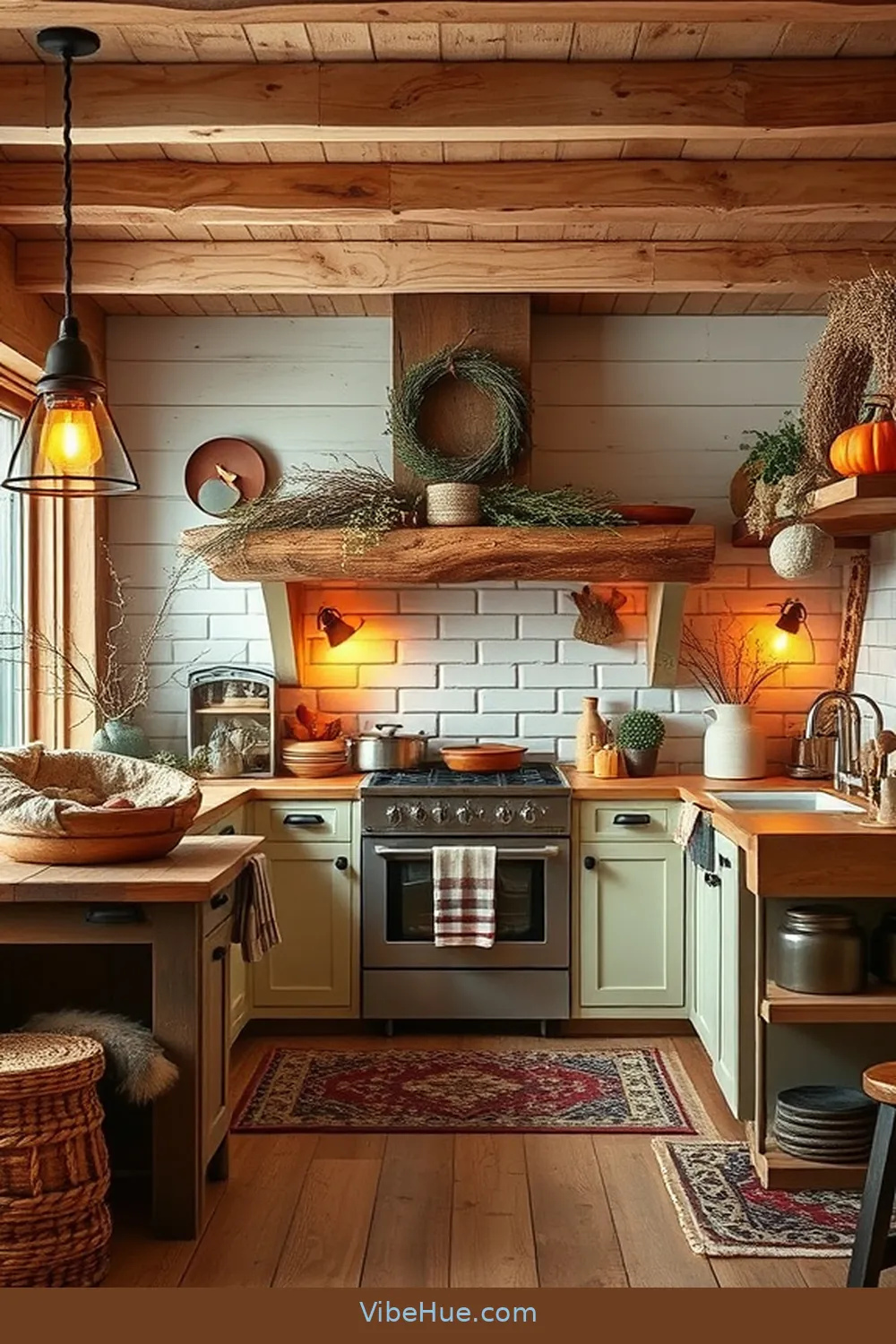19 Cozy Ideas for a Winter Kitchen in Modern Farmhouse Style 2 Warm Color Palette for 19 Cozy Ideas for a Winter Kitchen in Modern Farmhouse Style