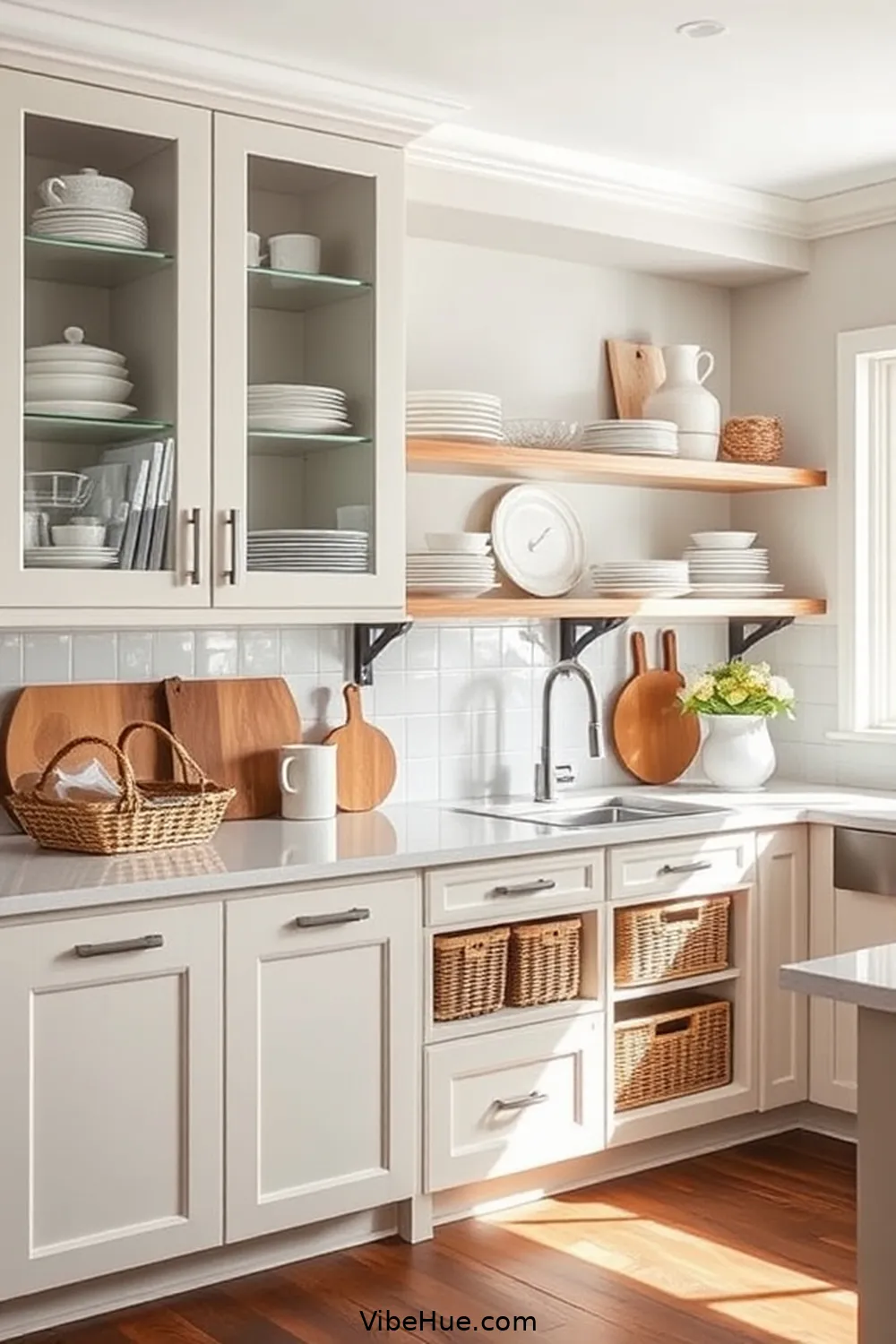 Thoughtful Storage Solutions for 19 Essential Elements for Year-Round Kitchen Modern Glam Style