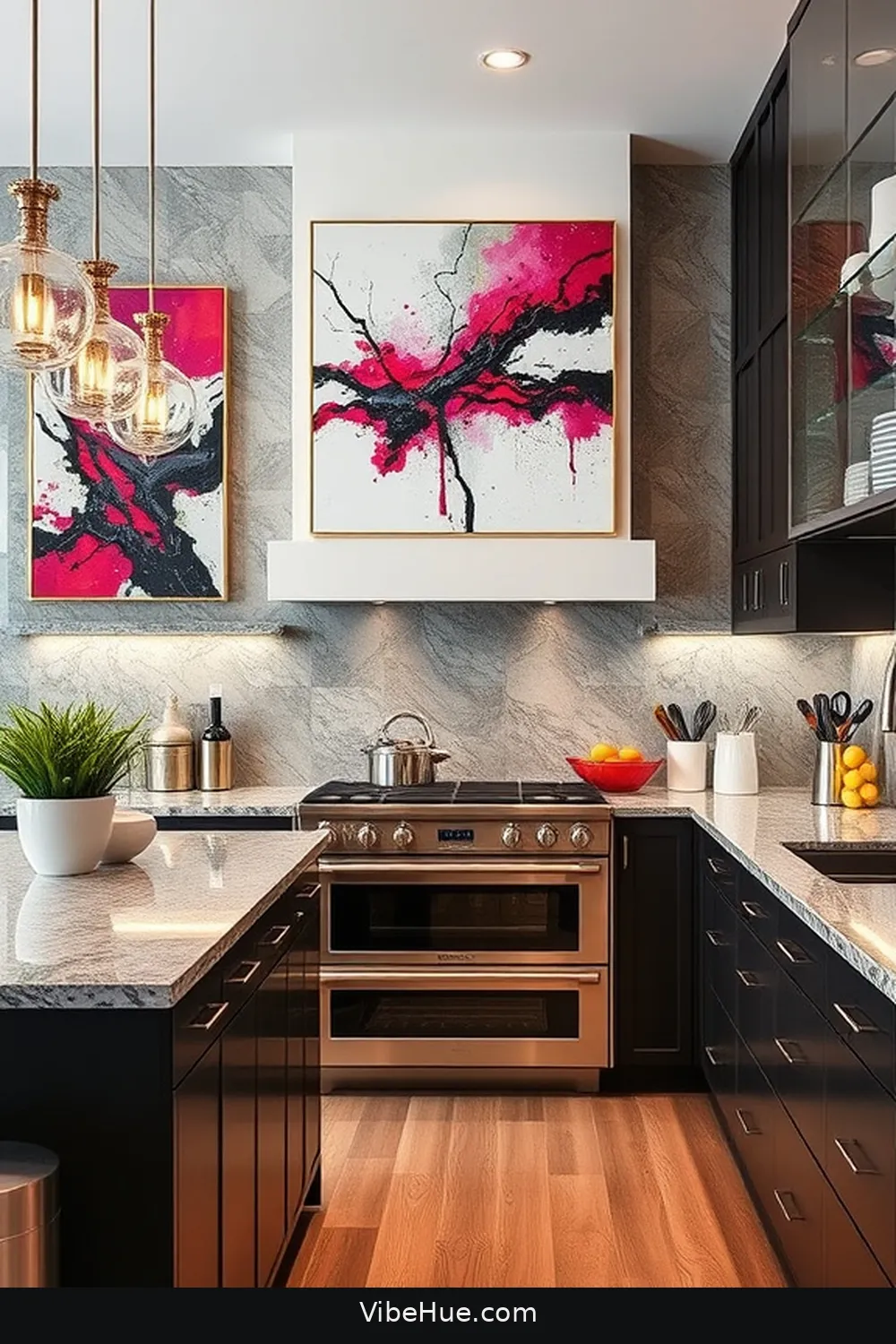 Unique Wall Art for 19 Essential Elements for Year-Round Kitchen Modern Glam Style