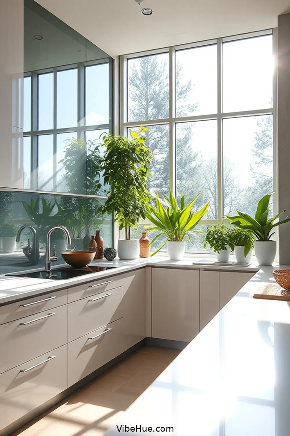 Ample Natural Light for 19 Essential Features of a Year-Round Kitchen in Contemporary Style