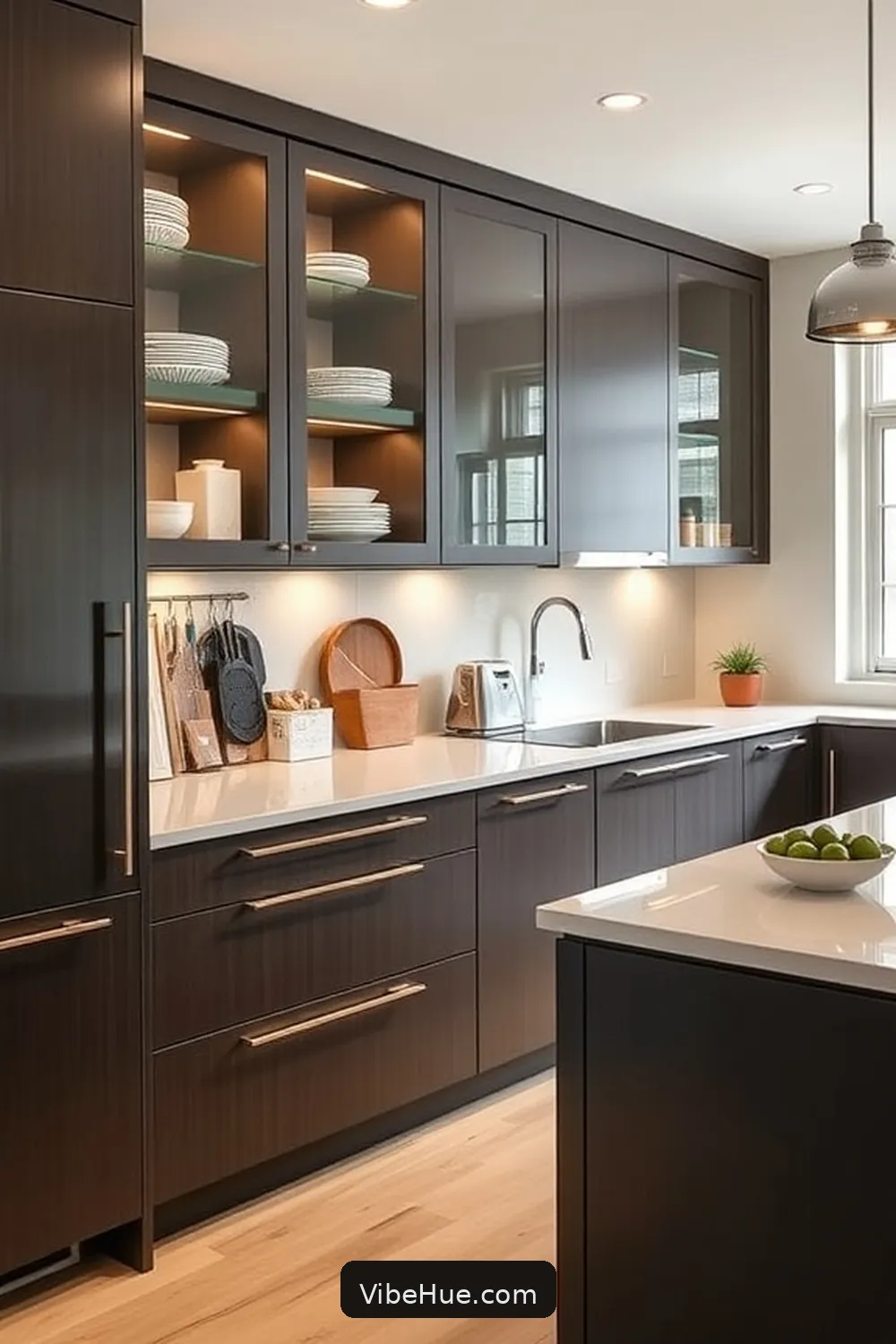 Customized Storage Solutions for 19 Essential Features of a Year-Round Kitchen in Contemporary Style