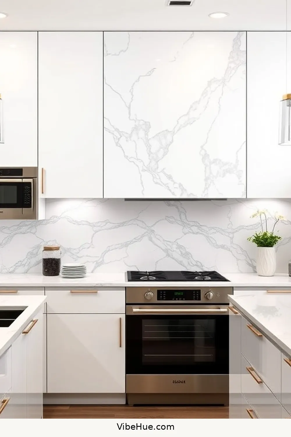 Stylish Backsplashes for 19 Essential Features of a Year-Round Kitchen in Contemporary Style
