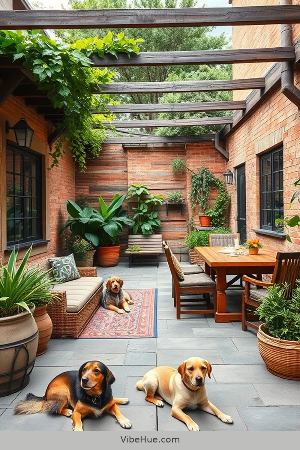 19 Tips for Year-Round Rustic Style Outdoor Patio Design 8 Create Defined Zones for 19 Tips for Year-Round Rustic Style Outdoor Patio Design