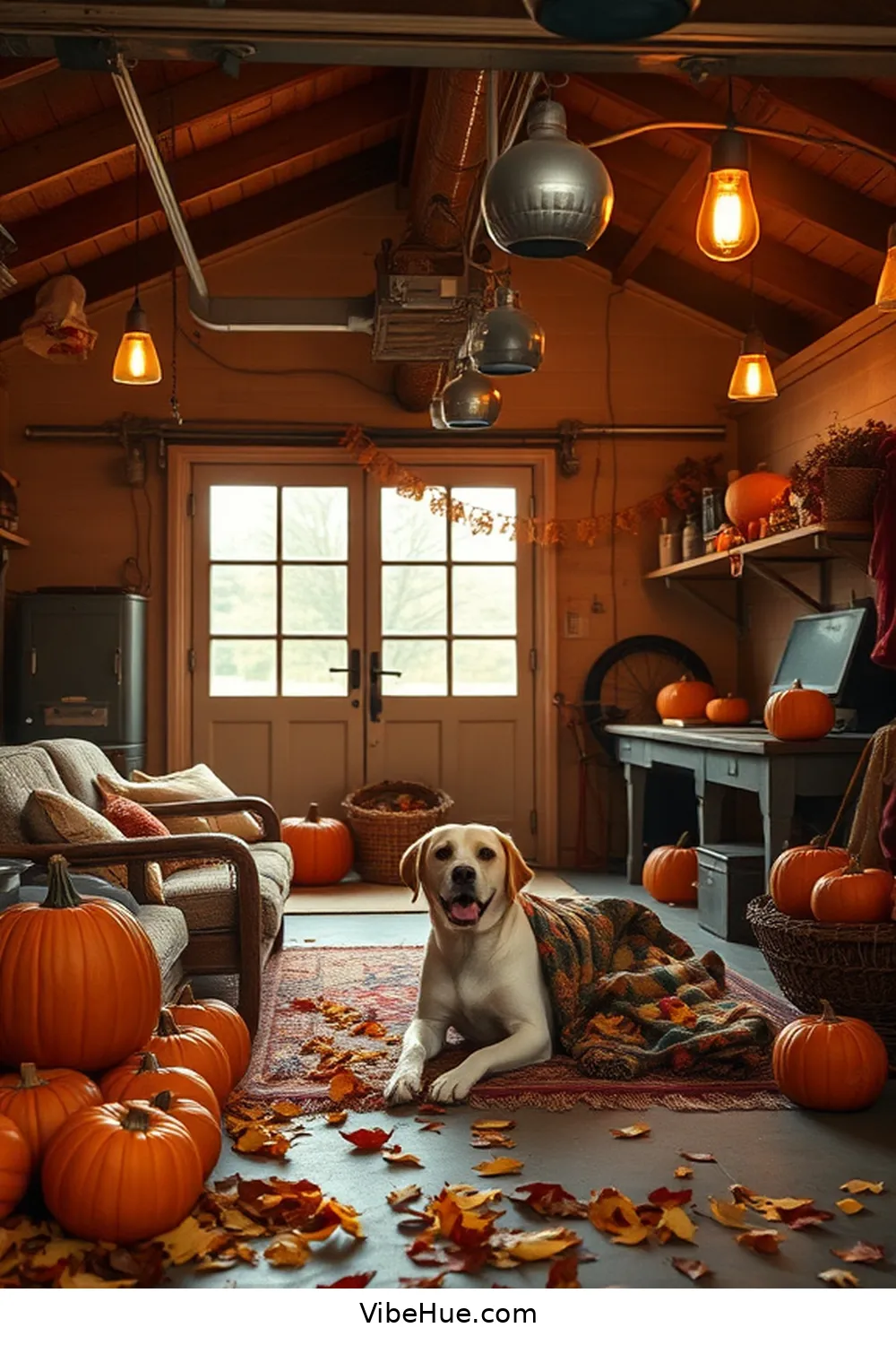19 Ways to Create a Cozy Fall Garage in Modern Farmhouse Style 6 5. Use Soft Lighting Fixtures for 19 Ways to Create a Cozy Fall Garage in Modern Farmhouse Style