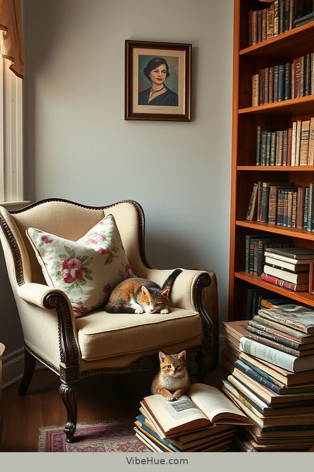 17. Add a Touch of Vintage Decor for 19 Ways to Create a Rustic Style Spring Library