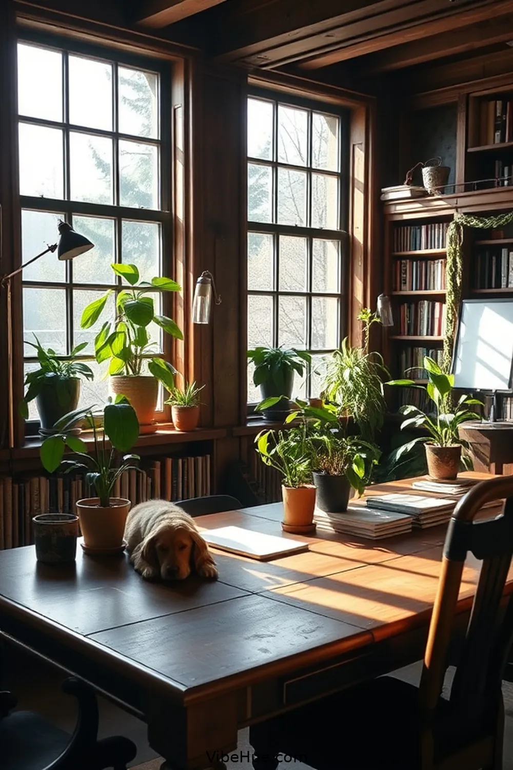 19. Create a Functional Workspace for 19 Ways to Create a Rustic Style Spring Library