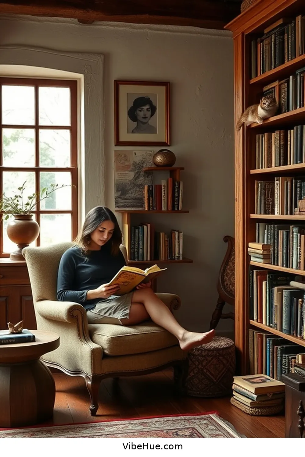 3. Choose Earthy Color Palettes for 19 Ways to Create a Rustic Style Spring Library