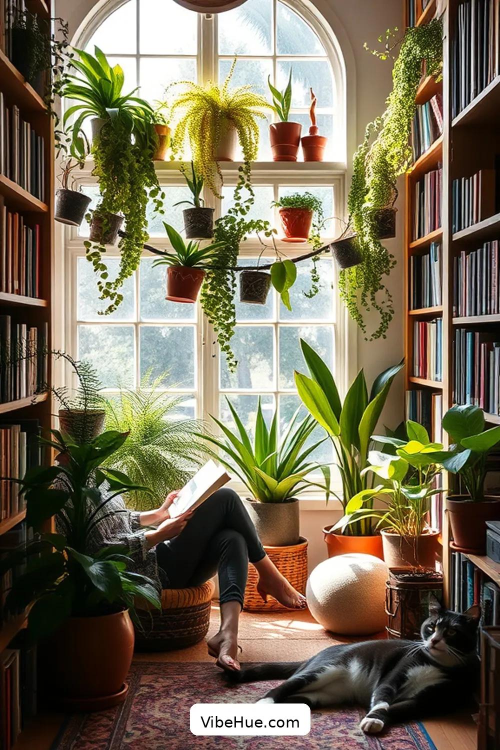 7. Decorate With Potted Plants for 19 Ways to Create a Rustic Style Spring Library