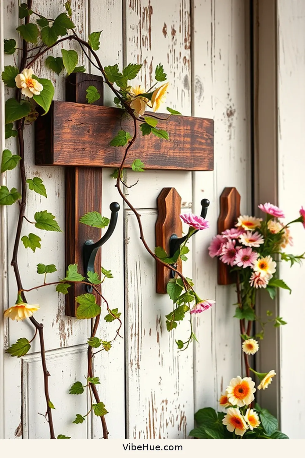 19 Ways to Create a Rustic Summer Entryway Style 13 Use Antique or Vintage Hooks for 19 Ways to Create a Rustic Summer Entryway Style