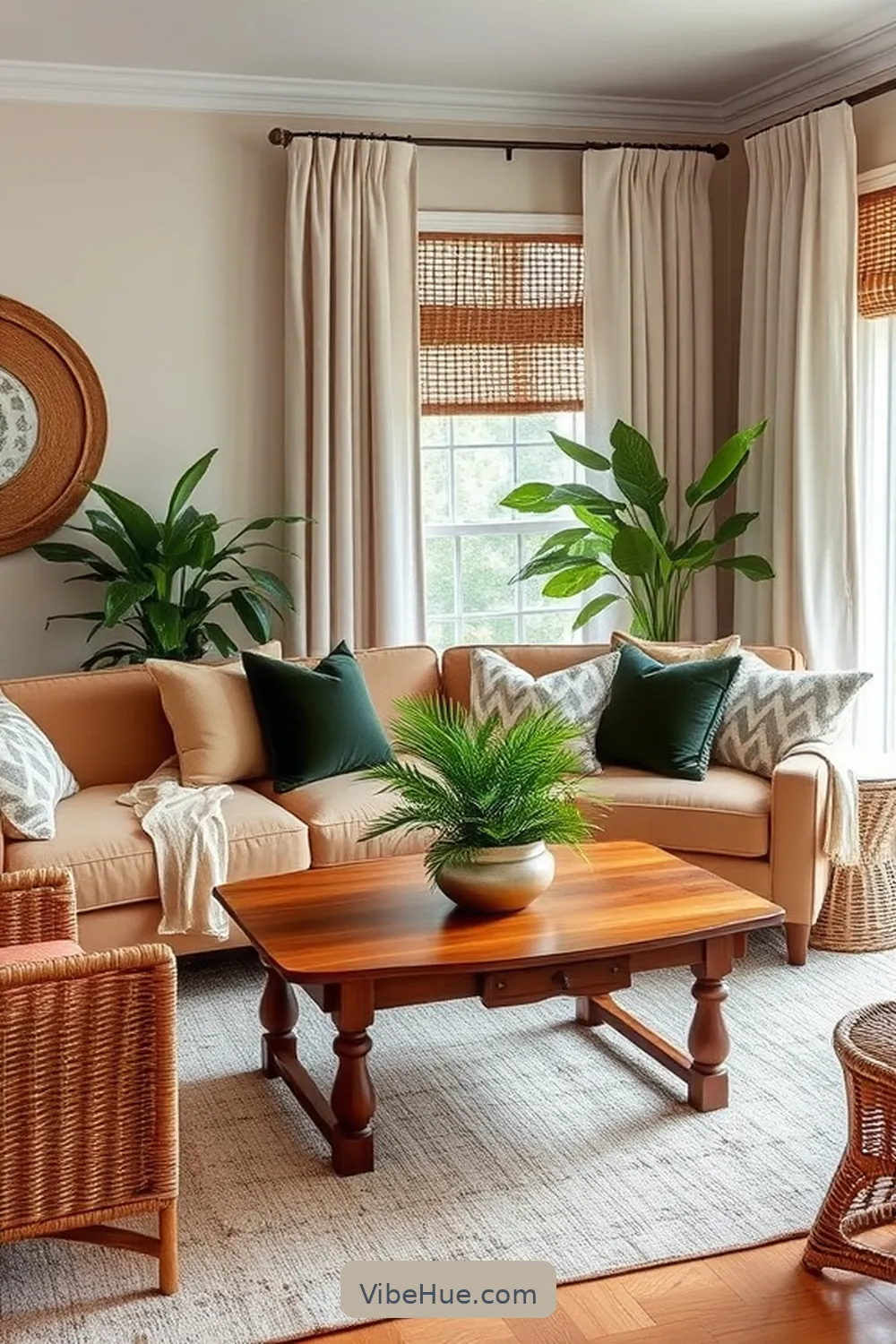 19 Ways to Style Your Living Room in Spring Mid-Century Modern Design 8 7. Layer Textures for 19 Ways to Style Your Living Room in Spring Mid-Century Modern Design