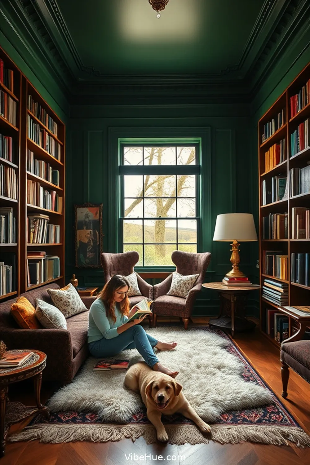 20 Bohemian Style Design Ideas for Your Spring Library 2 Embrace Rich, Earthy Color Palettes for 20 Bohemian Style Design Ideas for Your Spring Library
