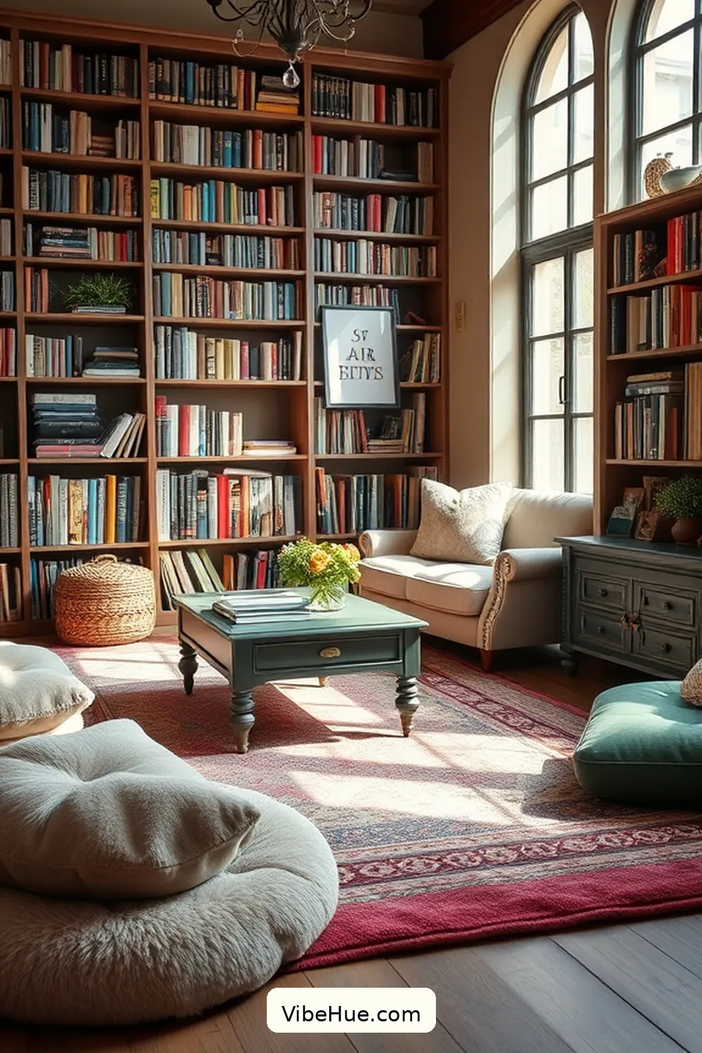 20 Bohemian Style Design Ideas for Your Spring Library 10 Utilize Multi-functional Furniture for 20 Bohemian Style Design Ideas for Your Spring Library