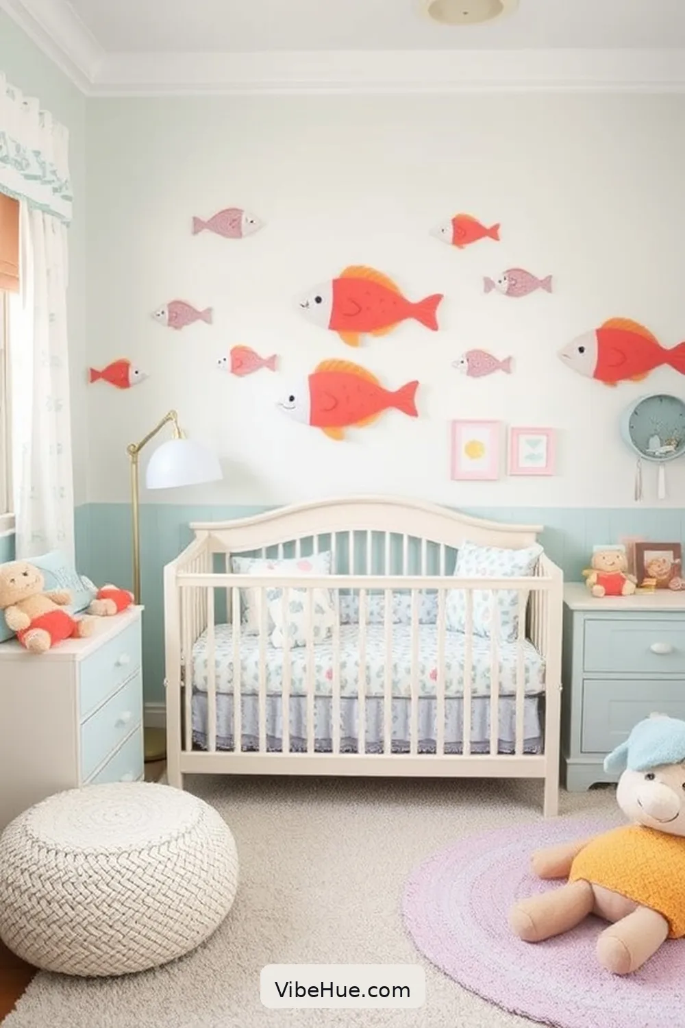 20 Coastal-Inspired Spring Nursery Decor Ideas 14 Include Playful Fish Motifs for 20 Coastal-Inspired Spring Nursery Decor Ideas