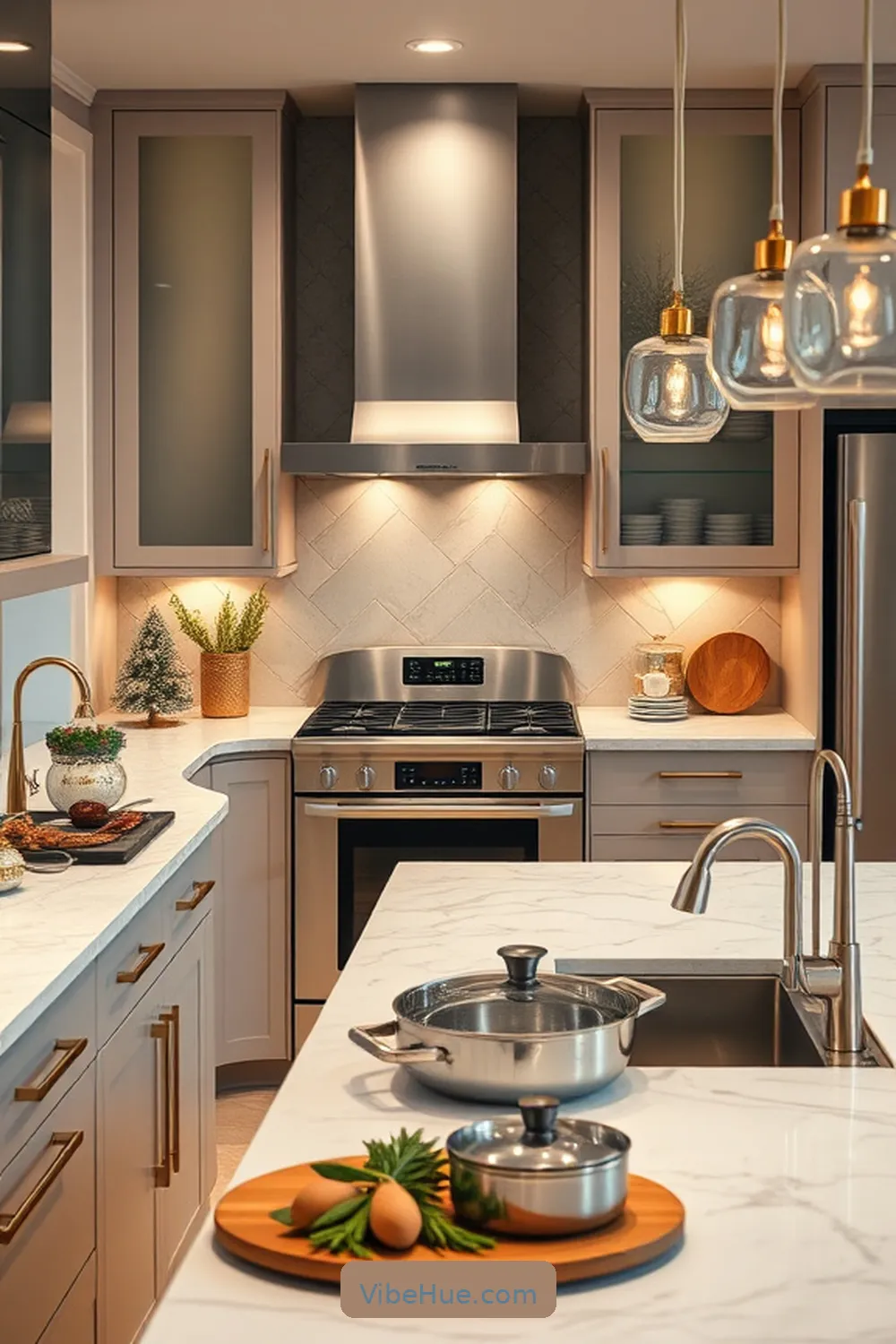 20 Contemporary Style Ideas for a Holiday Kitchen 20 Choose Stylish, High-End Appliances for 20 Contemporary Style Ideas for a Holiday Kitchen