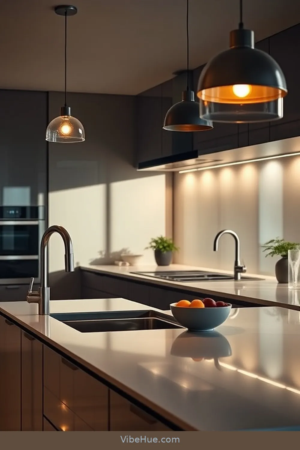 20 Contemporary Style Ideas for a Holiday Kitchen 7 Install Modern Lighting Fixtures for 20 Contemporary Style Ideas for a Holiday Kitchen