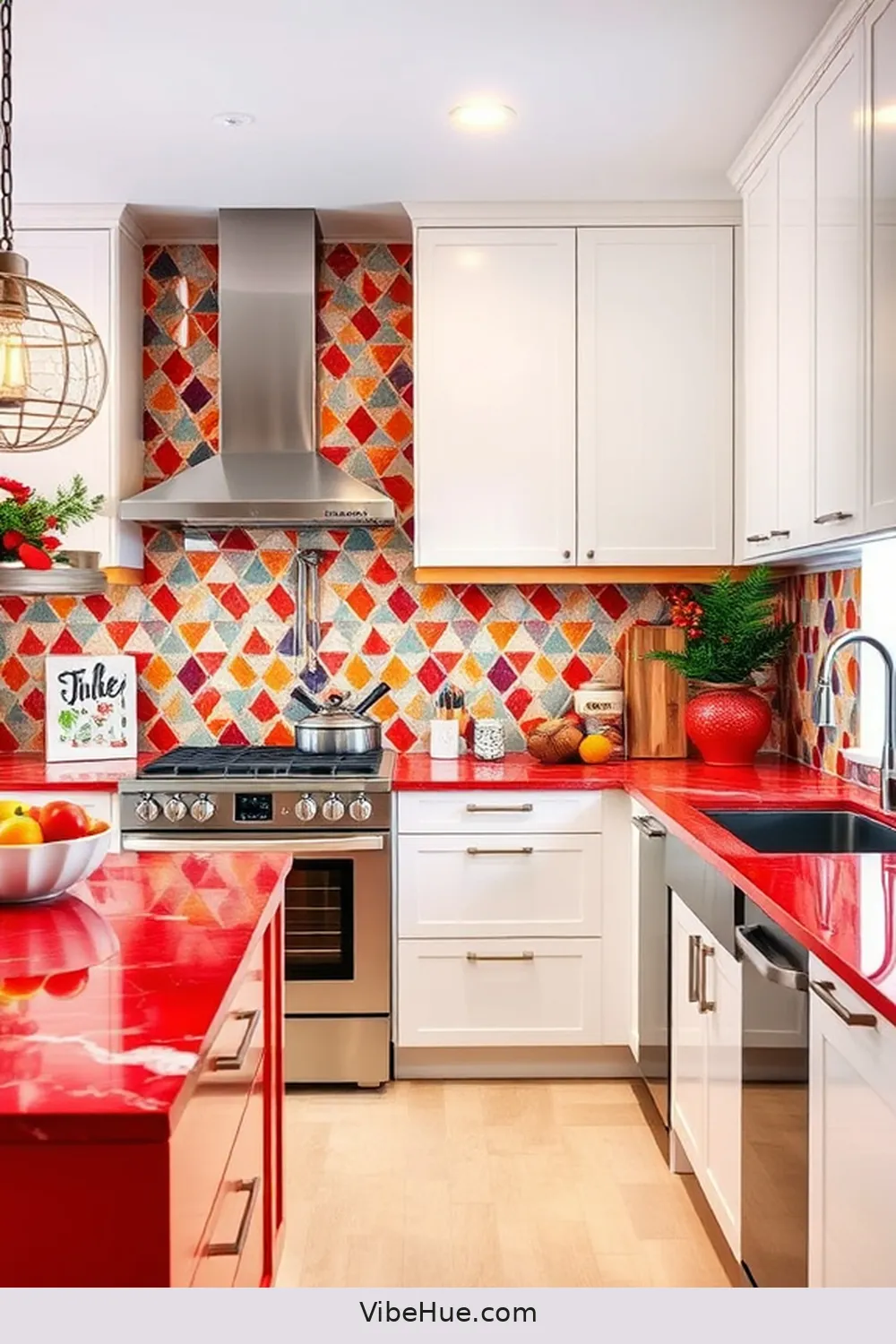 20 Contemporary Style Ideas for a Holiday Kitchen 8 Opt for Bold Backsplashes for 20 Contemporary Style Ideas for a Holiday Kitchen