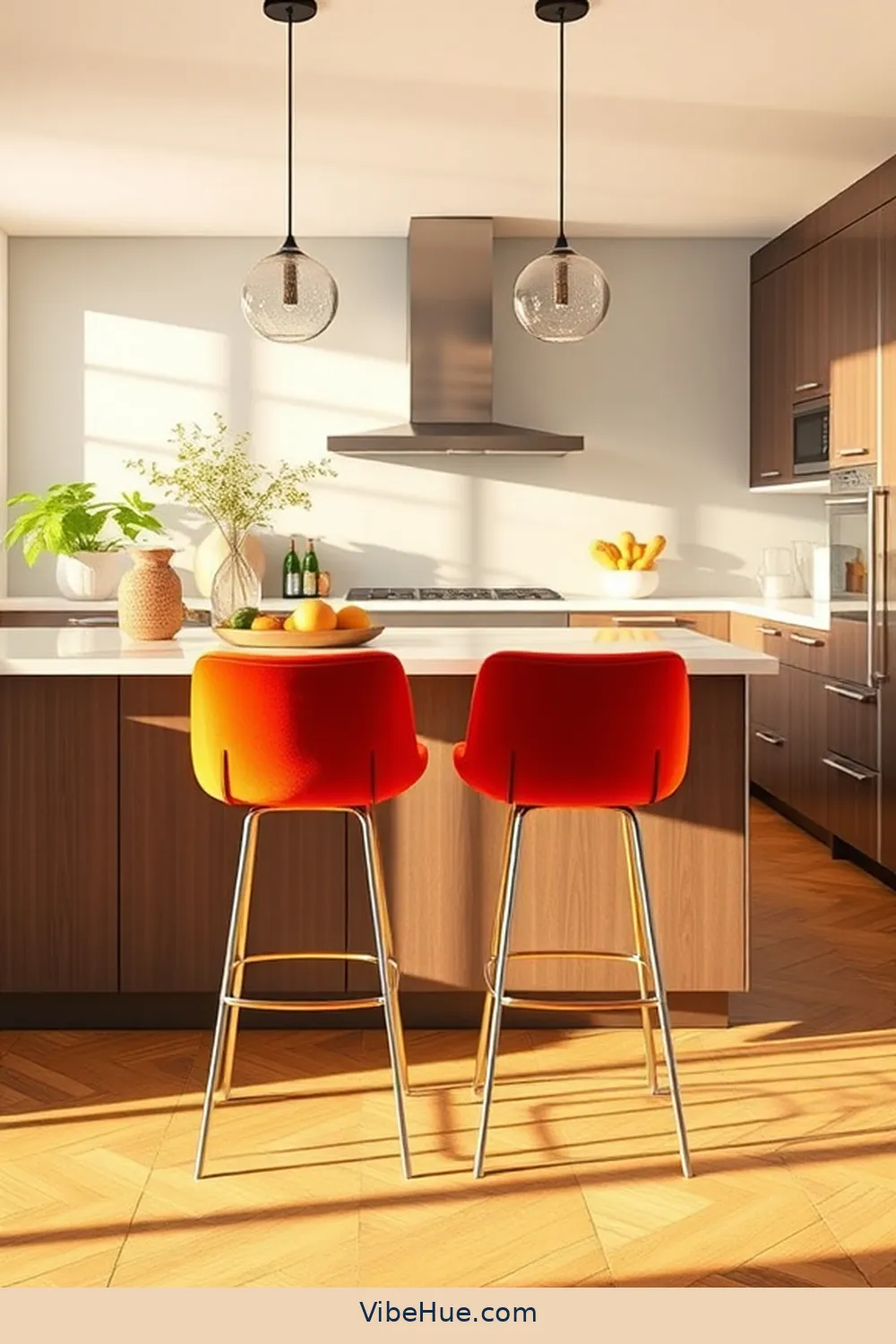 20 Contemporary Style Ideas for a Holiday Kitchen 11 Select Contemporary Bar Stools for 20 Contemporary Style Ideas for a Holiday Kitchen