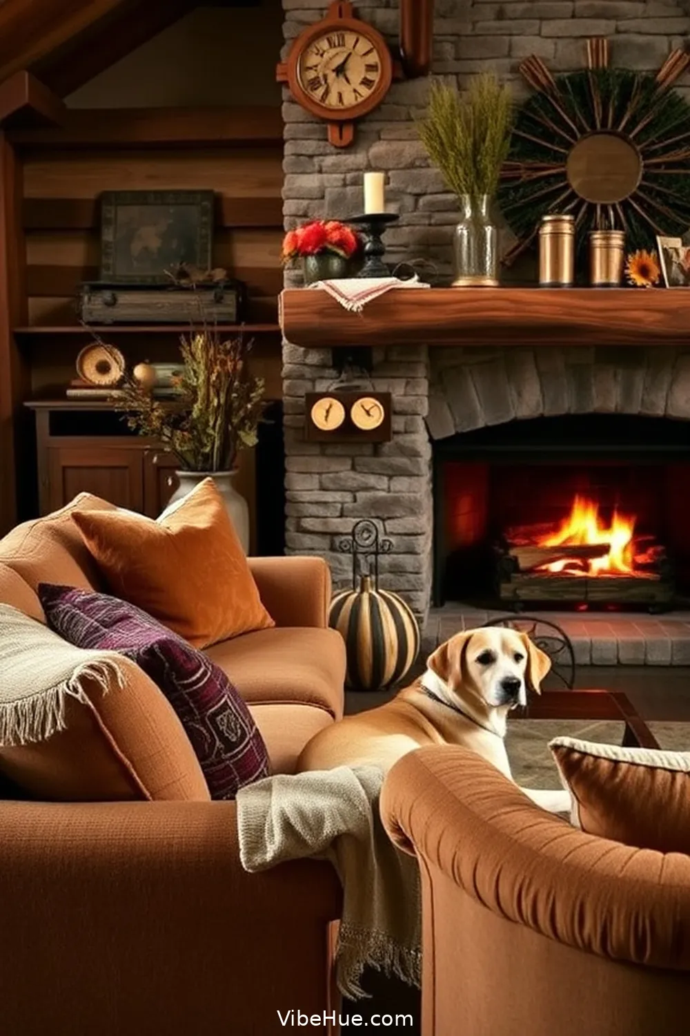 20 Cozy Ways to Style a Rustic Fall Living Room 12 Arrange Cozy Seating Areas for 20 Cozy Ways to Style a Rustic Fall Living Room