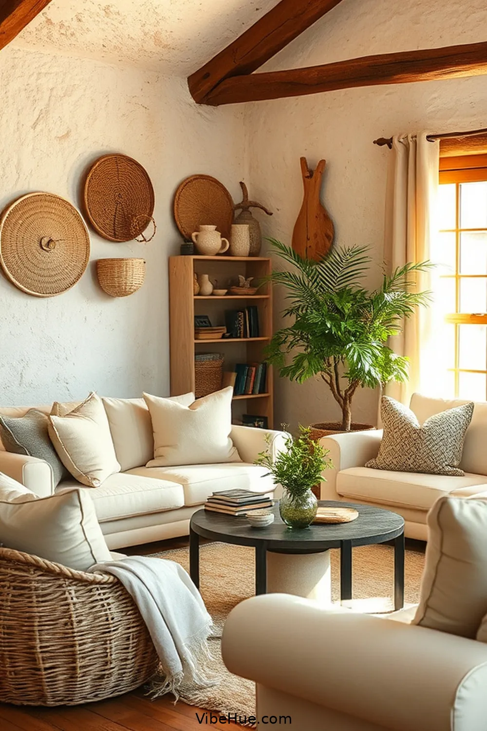 20 Essential Elements for Rustic Style in a Year-Round Living Room 19 Incorporate Natural Decor Elements for 20 Essential Elements for Rustic Style in a Year-Round Living Room