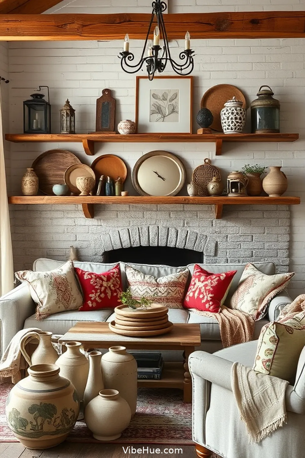20 Essential Elements for Rustic Style in a Year-Round Living Room 20 Select Vintage-Inspired Accessories for 20 Essential Elements for Rustic Style in a Year-Round Living Room