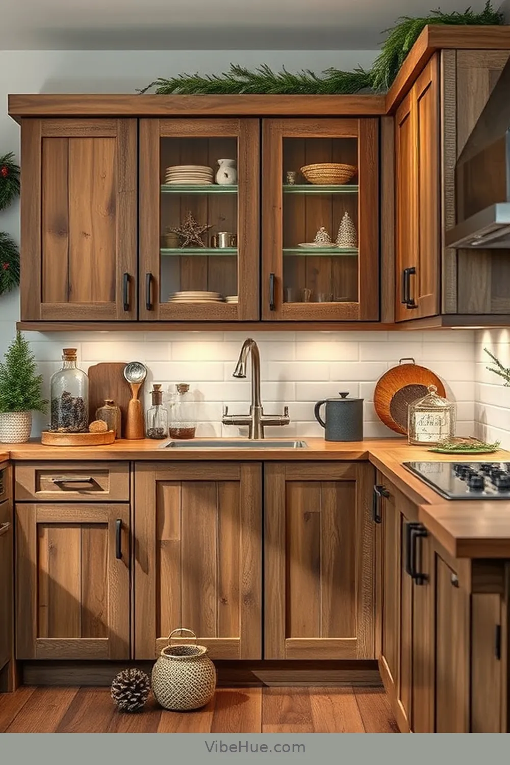 Factory-Style Cabinets for 20 Essential Elements for Winter Kitchen Industrial Style