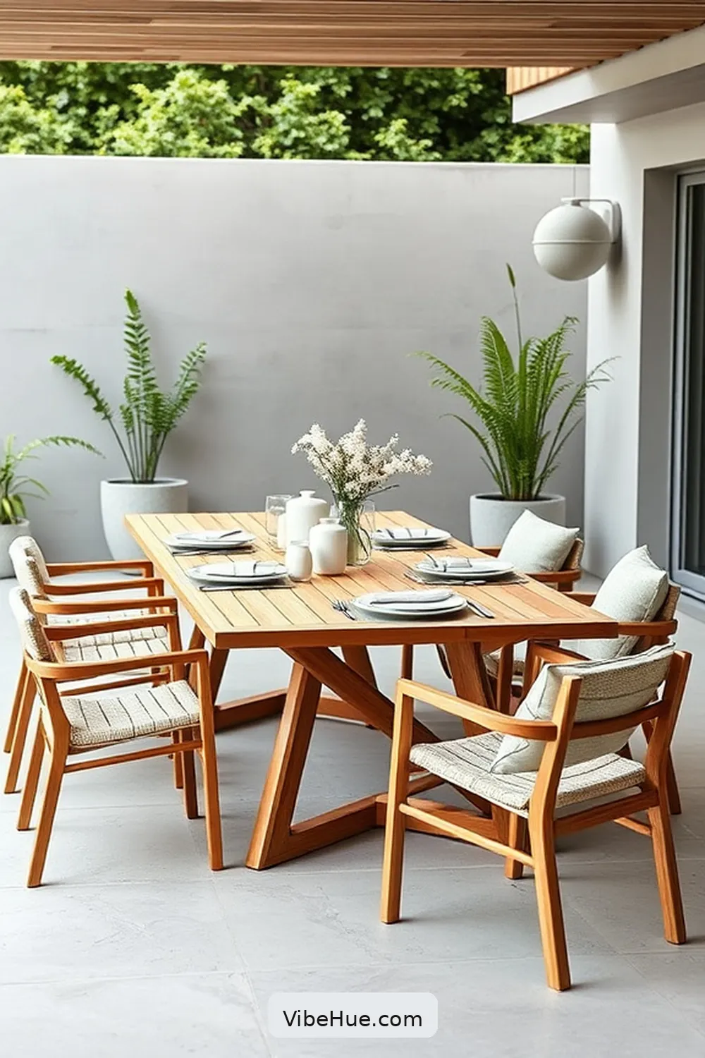 20 Essential Elements for Year-Round Minimalist Style Outdoor Patios 14 Minimalist Dining Sets for 20 Essential Elements for Year-Round Minimalist Style Outdoor Patios