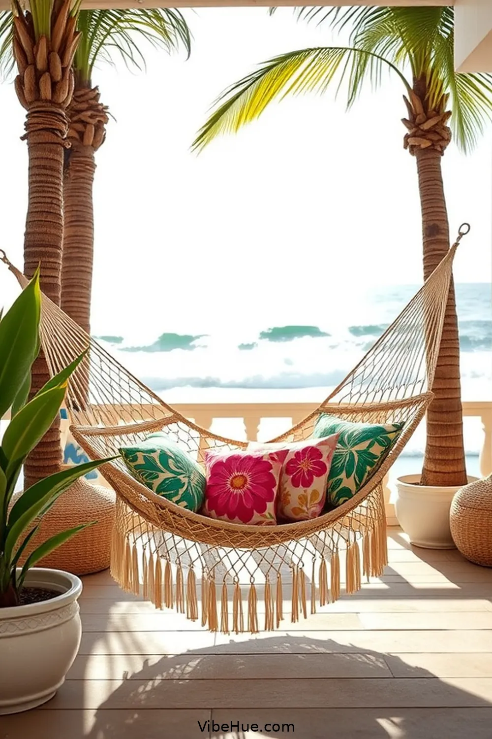 Hammocks or Swing Chairs for 20 Essential Elements for a Coastal Style Spring Outdoor Patio
