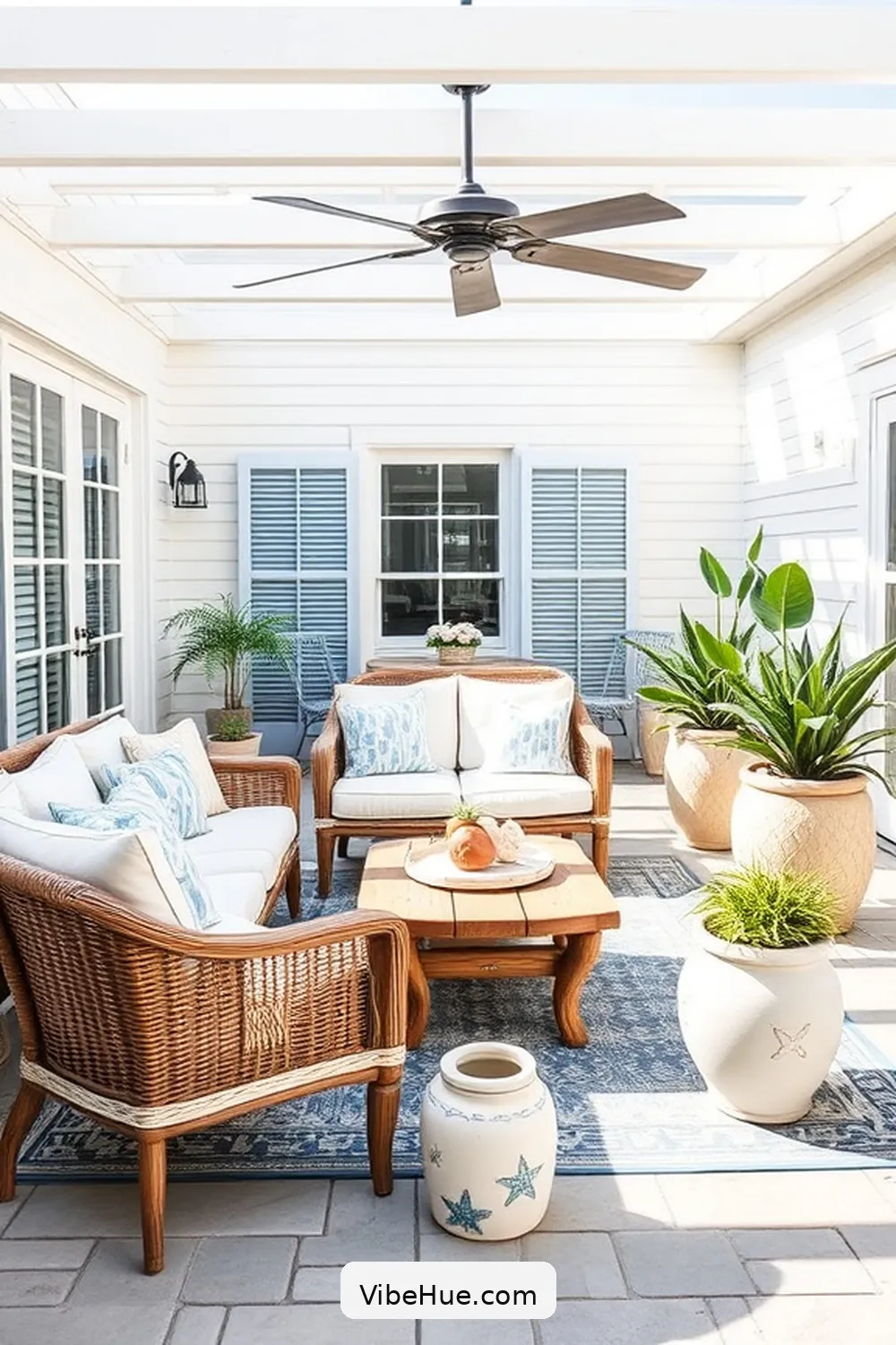 Weather-Resistant Materials for 20 Essential Elements for a Coastal Style Spring Outdoor Patio