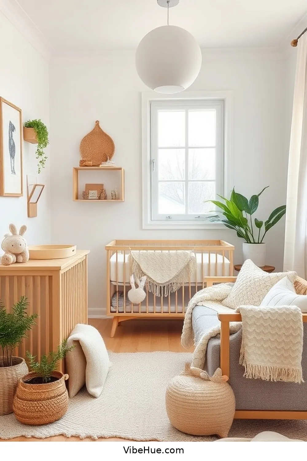 Choose Natural Materials for 20 Essential Elements for a Scandinavian Style Spring Nursery