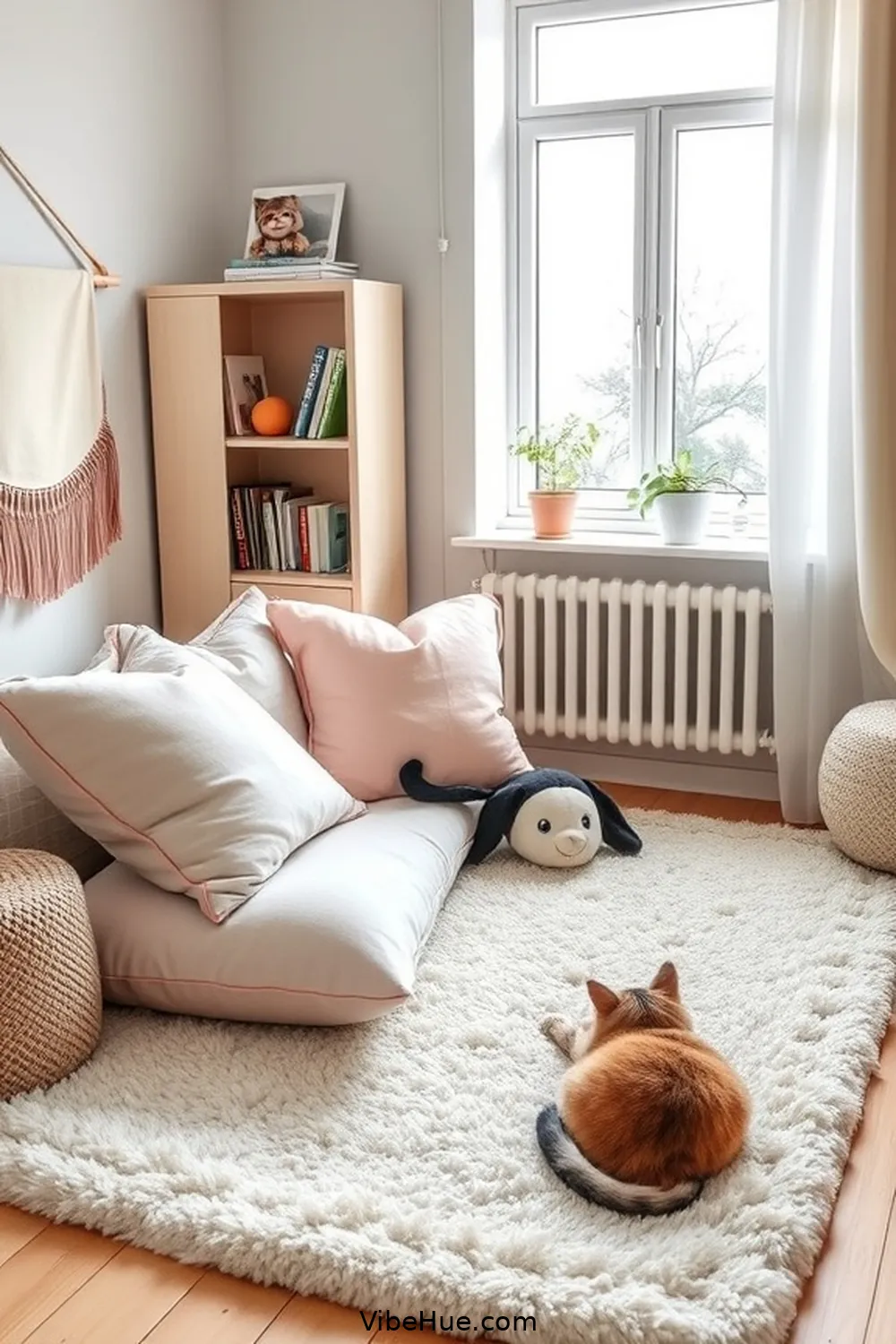 Create a Cozy Reading Nook for 20 Essential Elements for a Scandinavian Style Spring Nursery