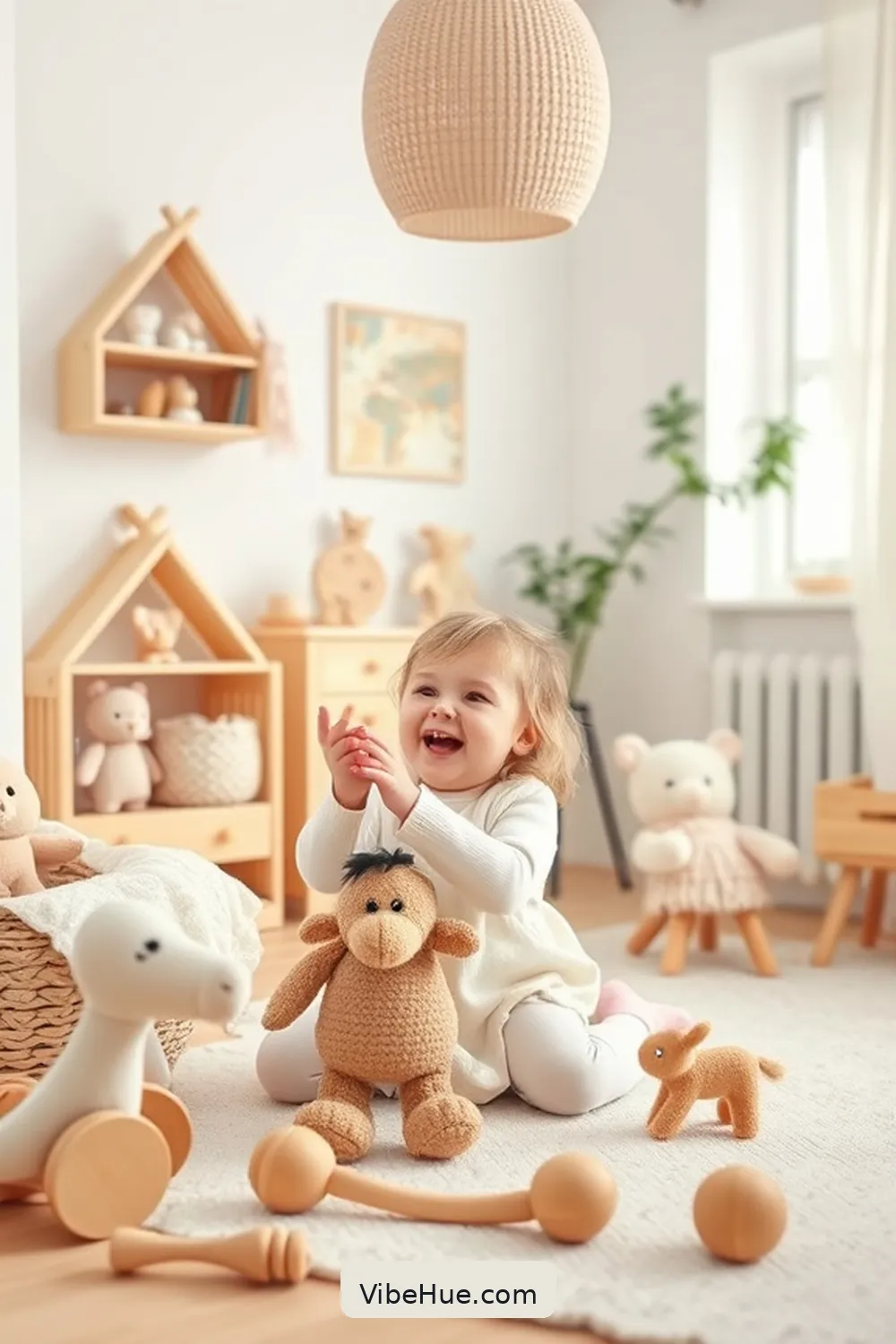 Use Beautifully Crafted Toys for 20 Essential Elements for a Scandinavian Style Spring Nursery