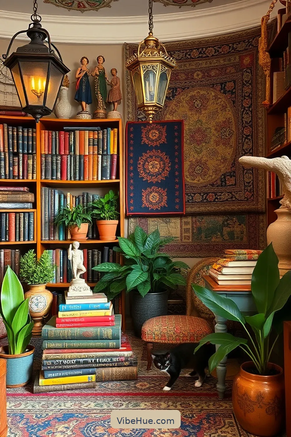 20 Essential Elements for a Year-Round Bohemian Style Library 10 Personal Artifacts for 20 Essential Elements for a Year-Round Bohemian Style Library