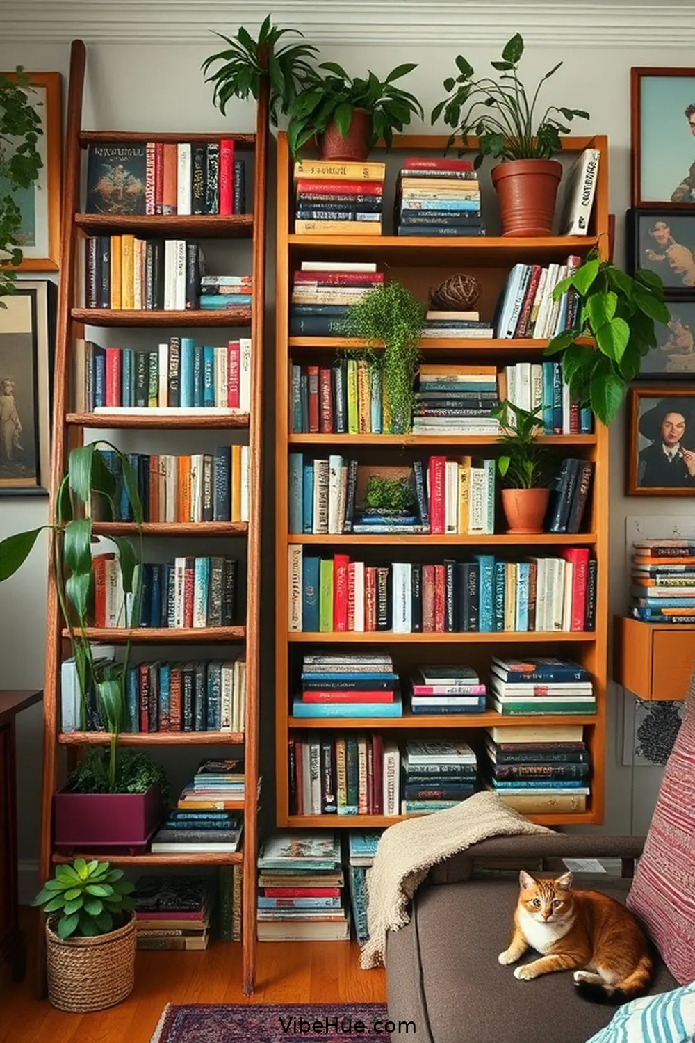 20 Essential Elements for a Year-Round Bohemian Style Library 6 Unique Bookshelves for 20 Essential Elements for a Year-Round Bohemian Style Library